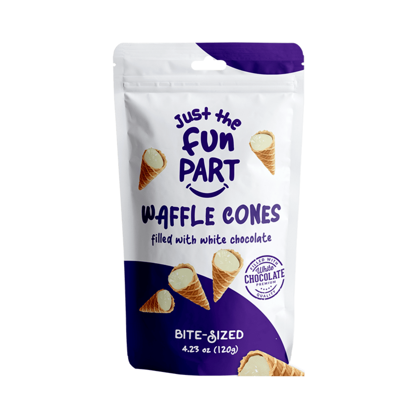 Waffle Cones Chocolat au Lait