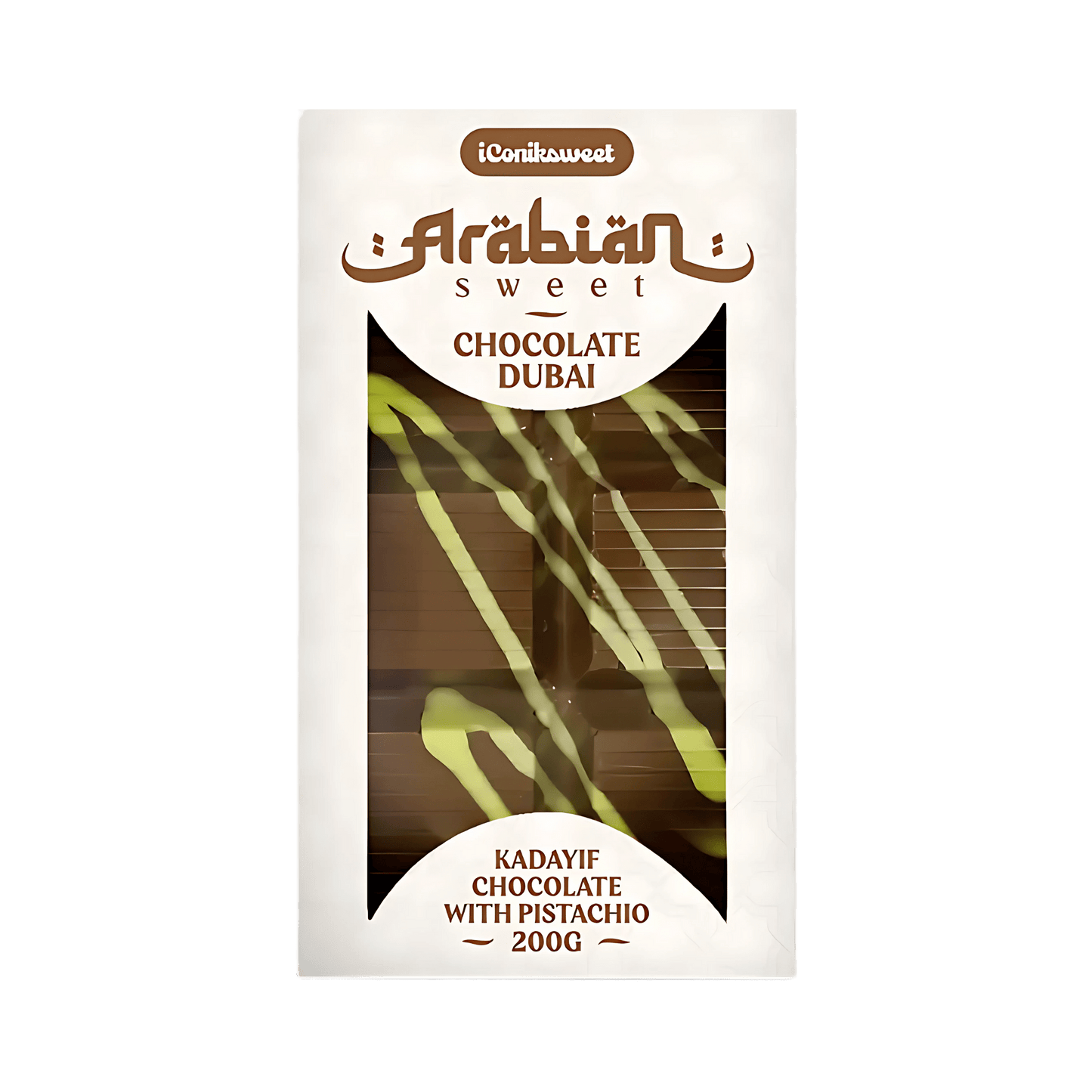 Arabian Sweet Chocolat Dubai 200g – Kadayif et Pistache