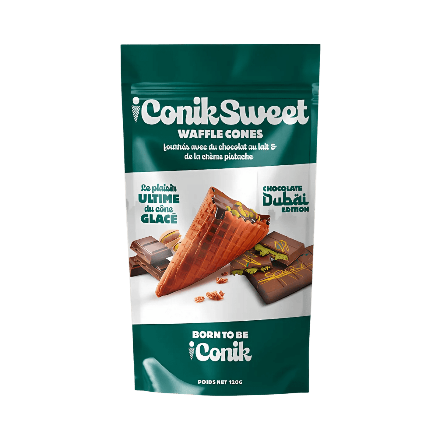 Cornets fourrés Chocolat Dubai
