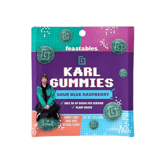 Karl Gummies Sour Blue Raspberry