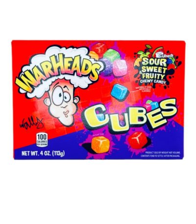 Warheads Cubes Sour Sweet Fruity Challenge