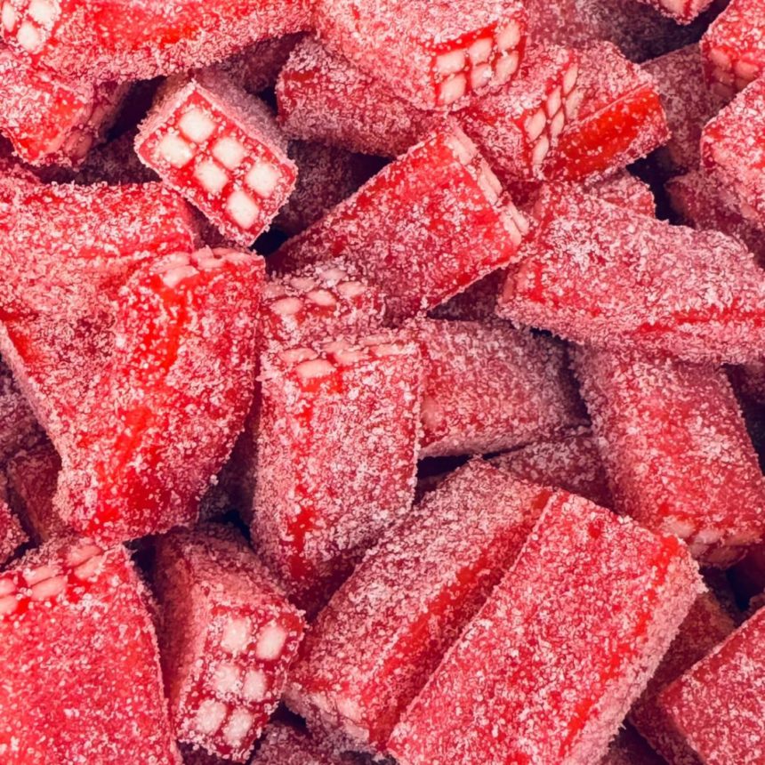 Bonbon Bricks à la fraise Bonbons