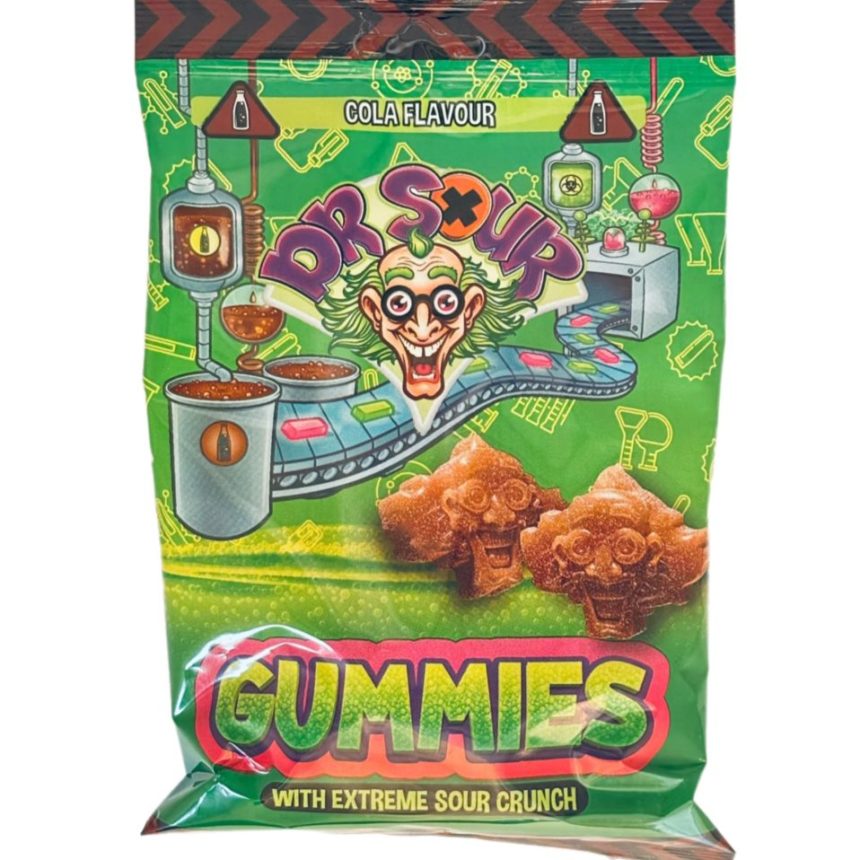 Dr.Sour Gummies Cola Challenge