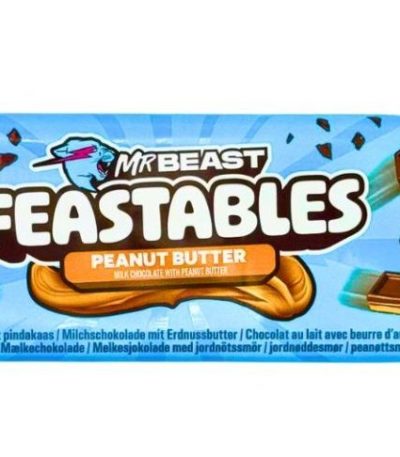 MrBeast Feastables Peanut Butter – Chocolat Noir et Beurre de Cacahuète Amérique