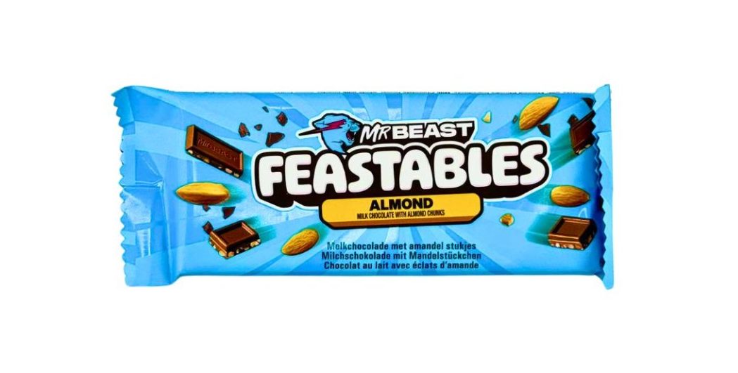 MrBeast Feastables Almond – Chocolat Noir aux Amandes Amérique