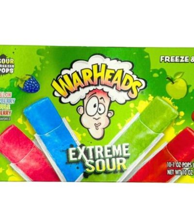 Warheads Freezer Pops Extreme Sour Challenge