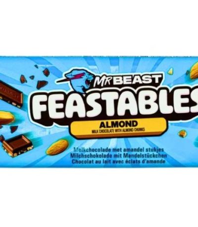 MrBeast Feastables Almond – Chocolat Noir aux Amandes Amérique