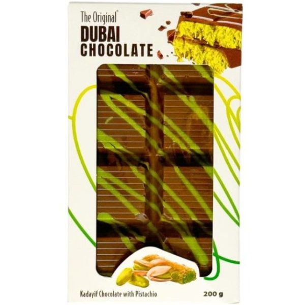 Chocolat Dubai Original au Pistache Chocolat Dubaï