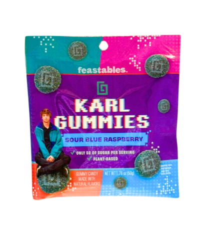 Karl Gummies – Sour Blue Raspberry Challenge