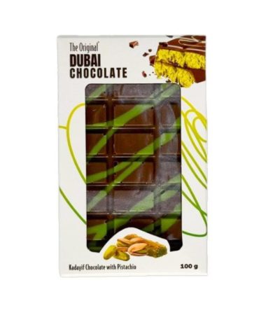 Chocolat Dubai Original au Pistache 100gr Chocolat Dubaï